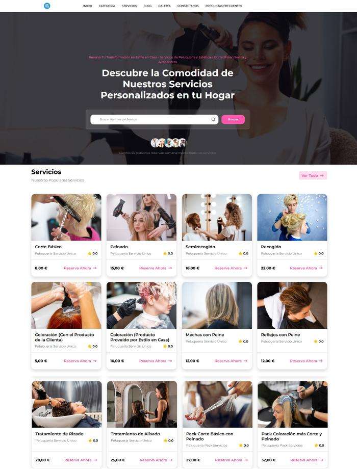 Belleza Sin Salir de Casa: Servicios Exclusivos de Peluquería a Domicilio en Sevilla